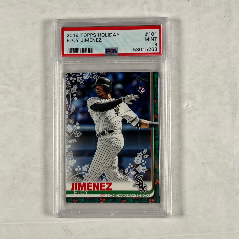 2019 Topps Holiday Eloy Jimenez Rookie Card #101 PSA 9 Mint Chicago White Sox RC